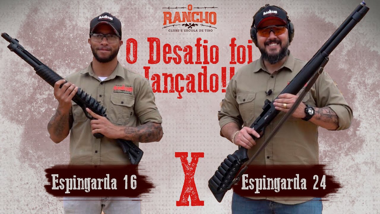 Espingarda Calibre 12 - Qual a melhor 16 ou 24 polegadas!?