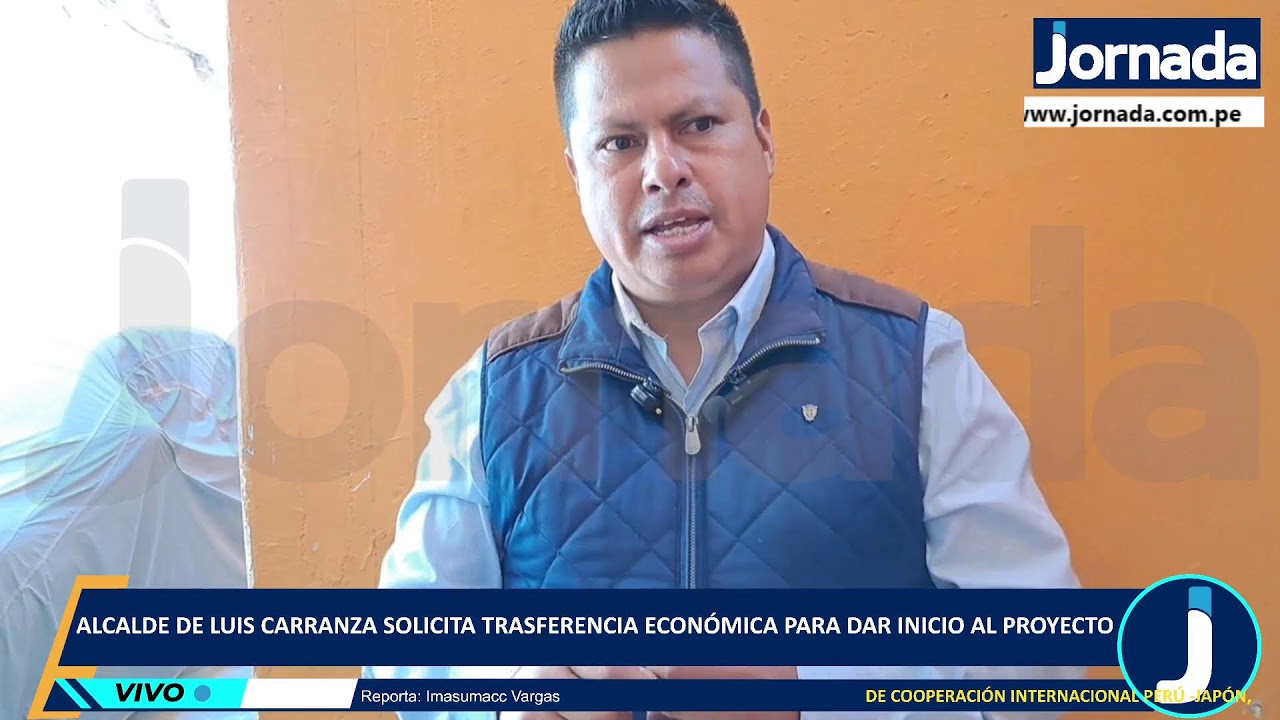 La Mar: Alcalde solicita transferencia económica para dar inicio al proyecto de Cooperación