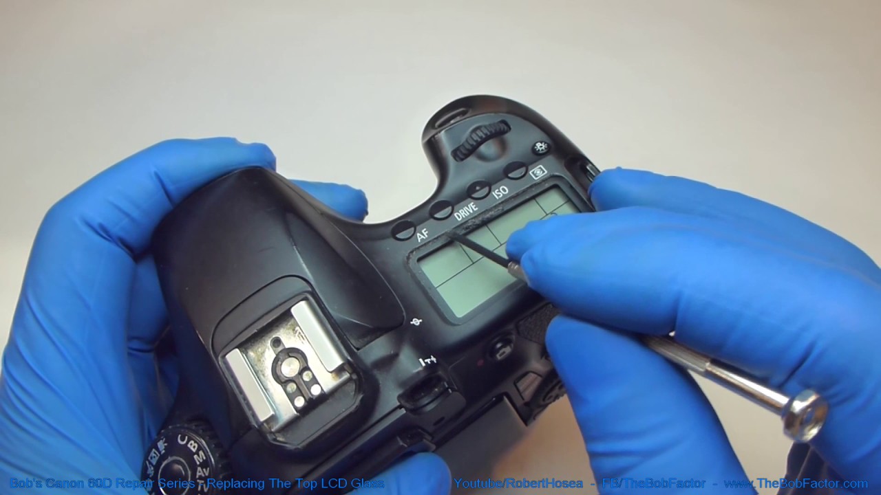 Canon 60D Repair Series - Broken LCD Glass Replacement