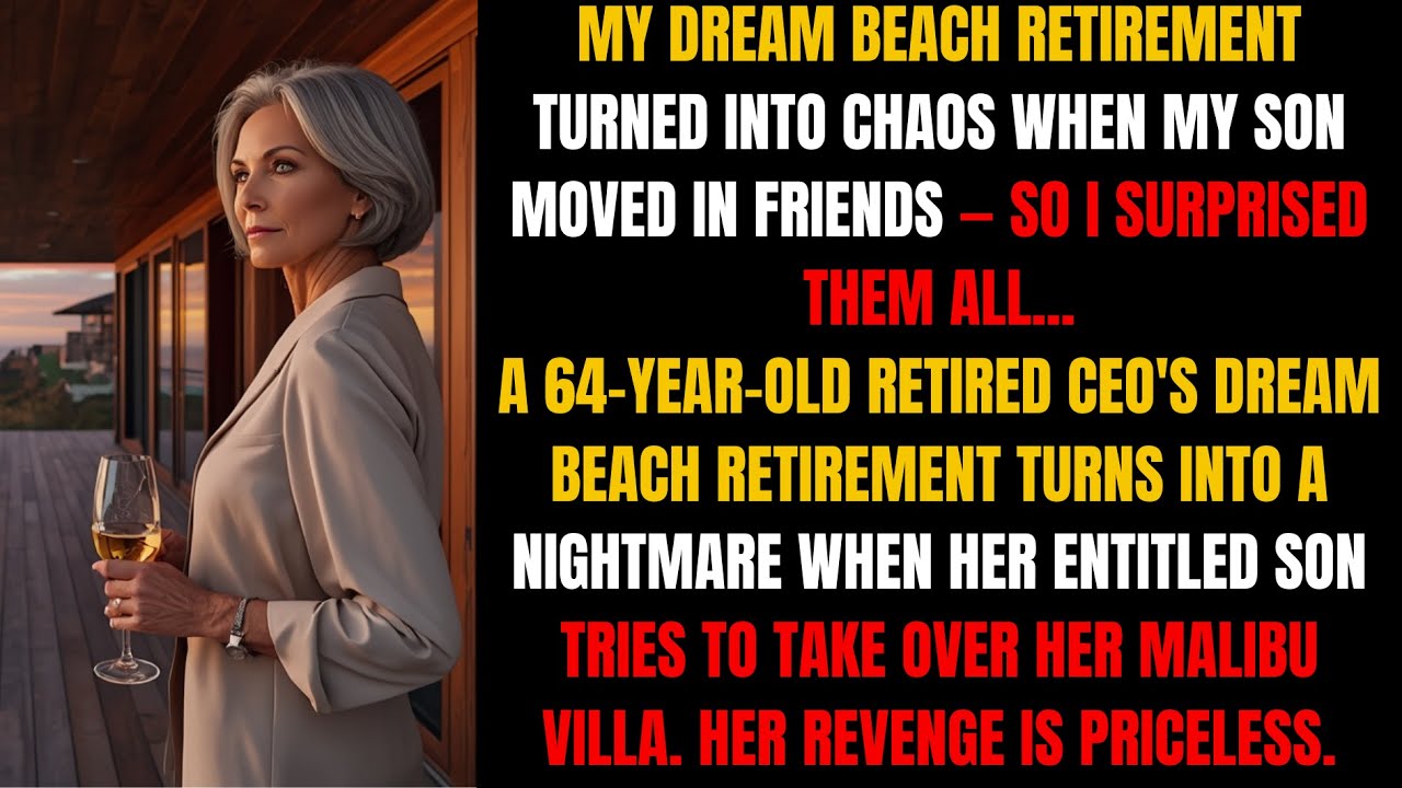 🏖️MY DREAM BEACH RETIREMENT TURNED INTO CHAOS WHEN MY SON MOVED IN FRIENDS—SO I SURPRISED THEM ALL 💰