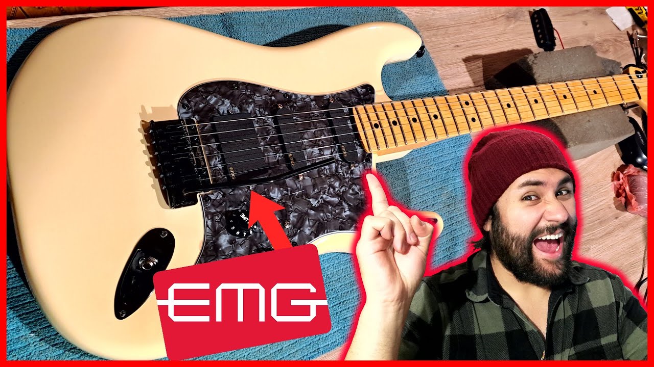 Puse EMG en una Fender Stratocaster!