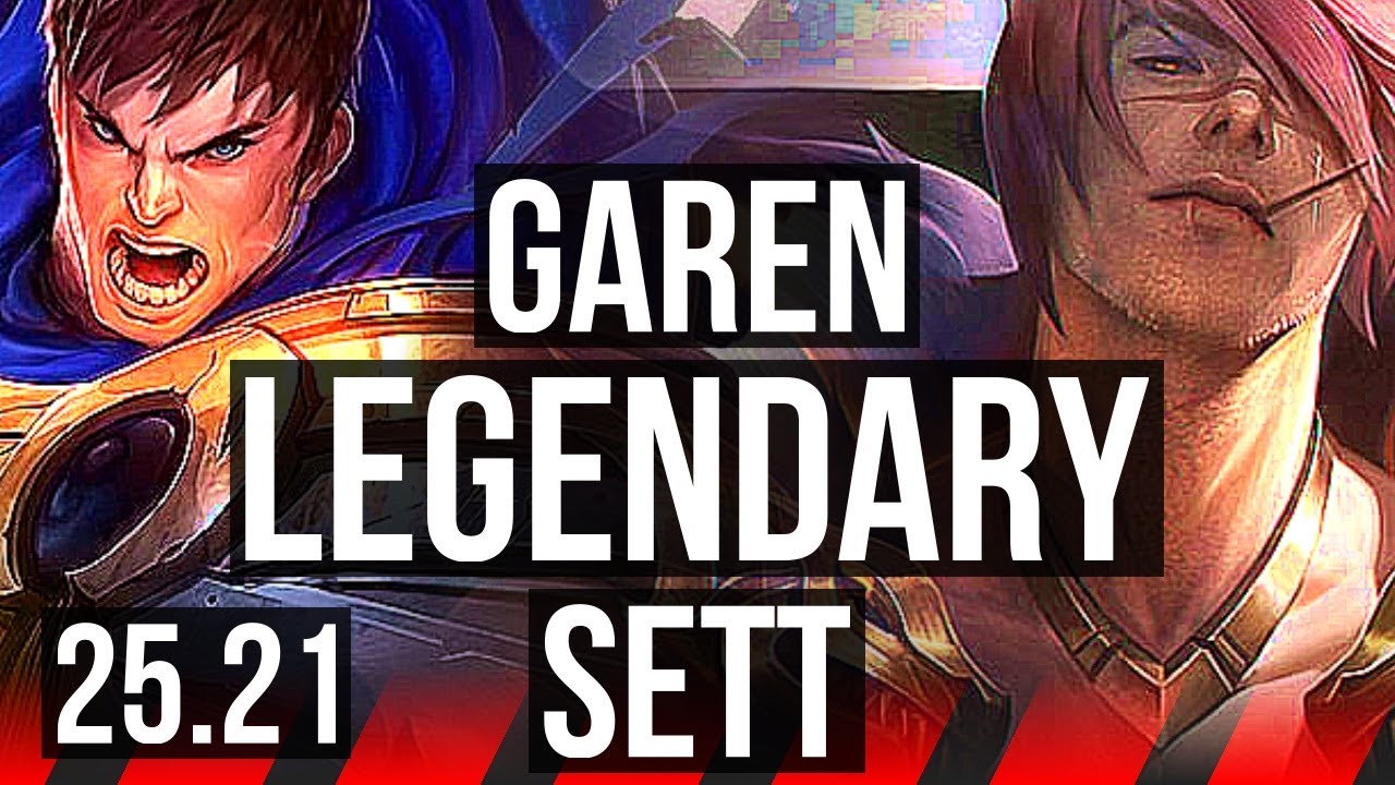 GAREN vs SETT (TOP) | 11 solo kills, 14/1/3, Legendary | EUW Master | 25.21