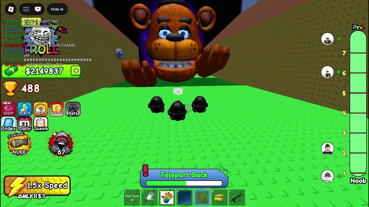 i played dont get crushed by 67 this happend..........