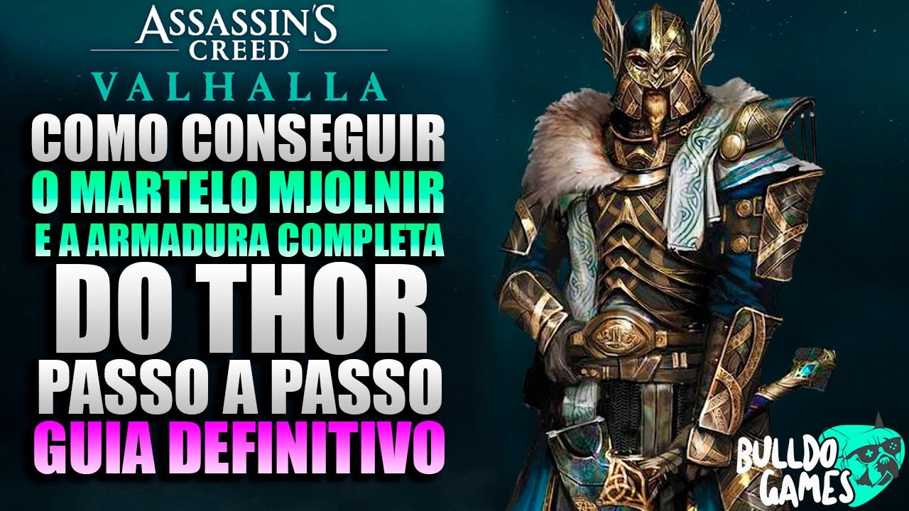 Como CONSEGUIR O Martelo MJOLNIR e A Armadura Completa Do THOR  Em Assassin's Creed Valhalla!