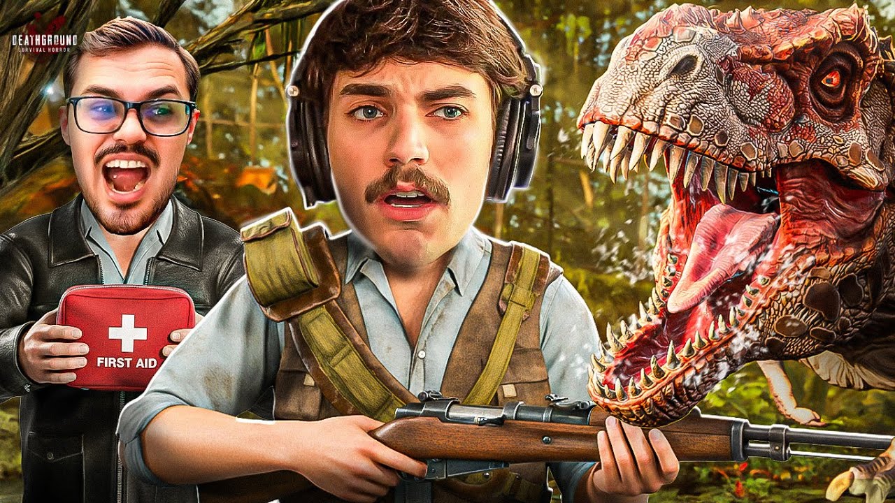 MOUNT E AMIGOS FUGINDO DE DINOSSAUROS | Deathground