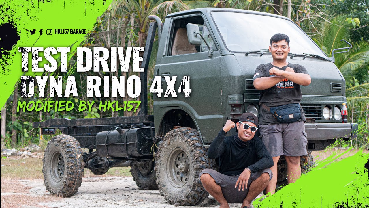 Test Drive TRUK DYNA RINO 4X4 Modified By HKL157 Garage