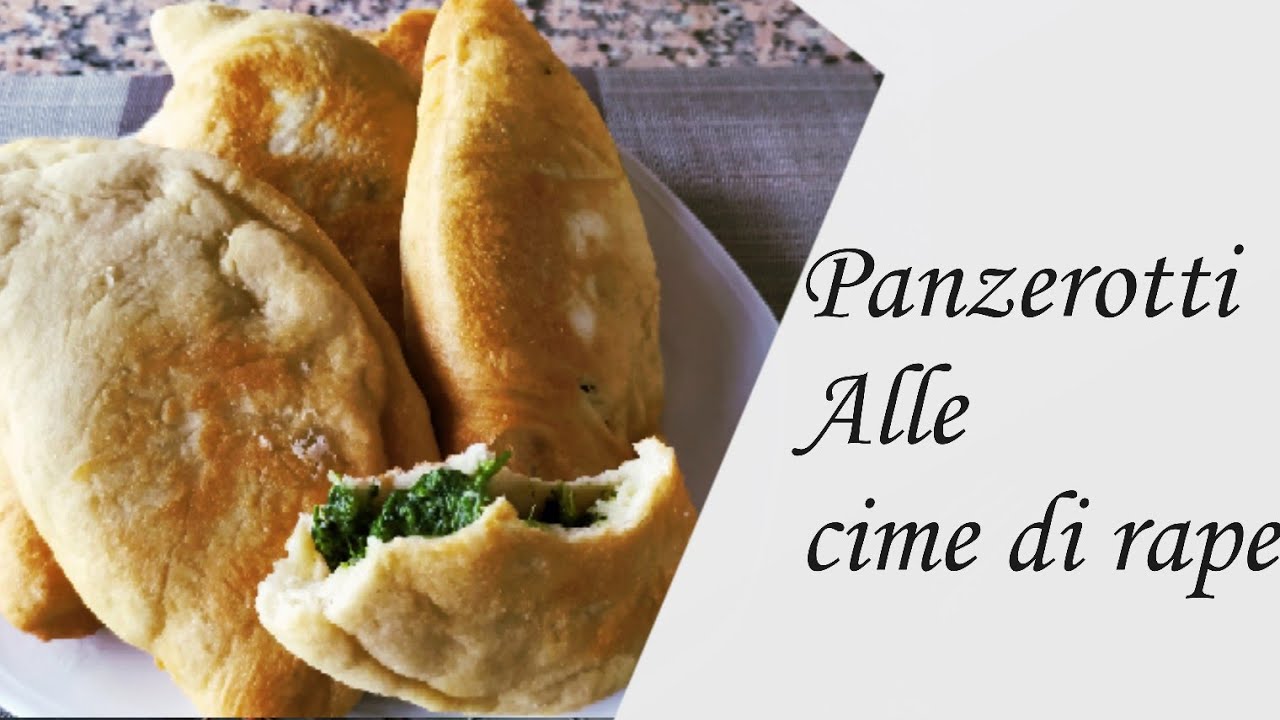 PANZEROTTI PUGLIESI ALLE CIME DI RAPE DA NOI SI MANGIANO PER LE VIGILIE MA SONO BUONI TUTTO L' ANNO
