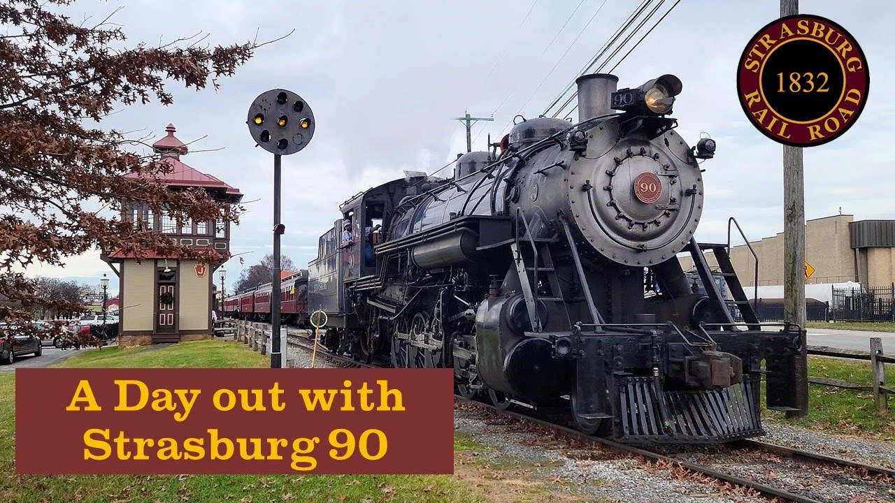 Strasburg Railroad's First Runs of 2022 Featuring Number 90