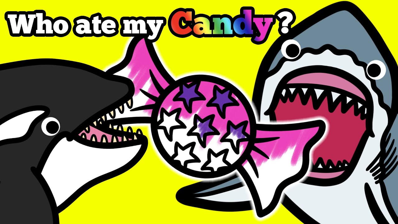 Great White Shark ate too much Candy and goes to the Dentist!