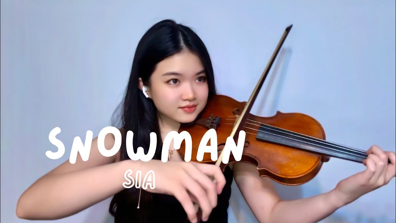 Snowman - SIA | Violin Cover by XJ Violin (with Sheet Music)