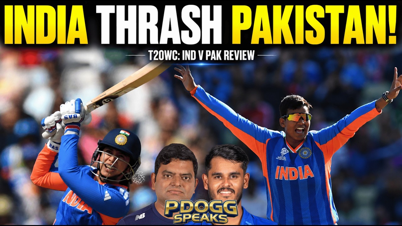 DEEPTI'S FIVE-STAR MASTERCLASS! | IND W v PAK W Review: Mandhana & Bowlers Crush Pak! | Pdoggspeaks
