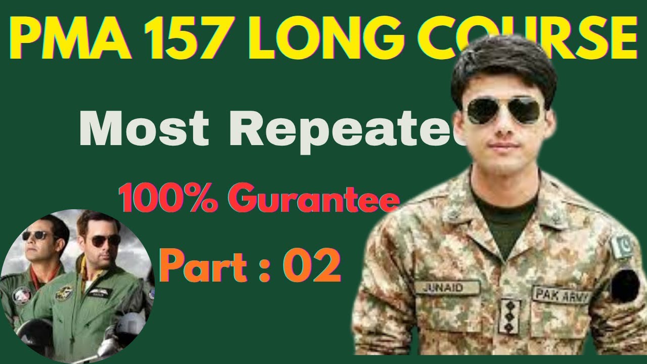 PMA Long Course 157 | Most Important MCQs for Initial Test Preparation | Join Pak Army 2025