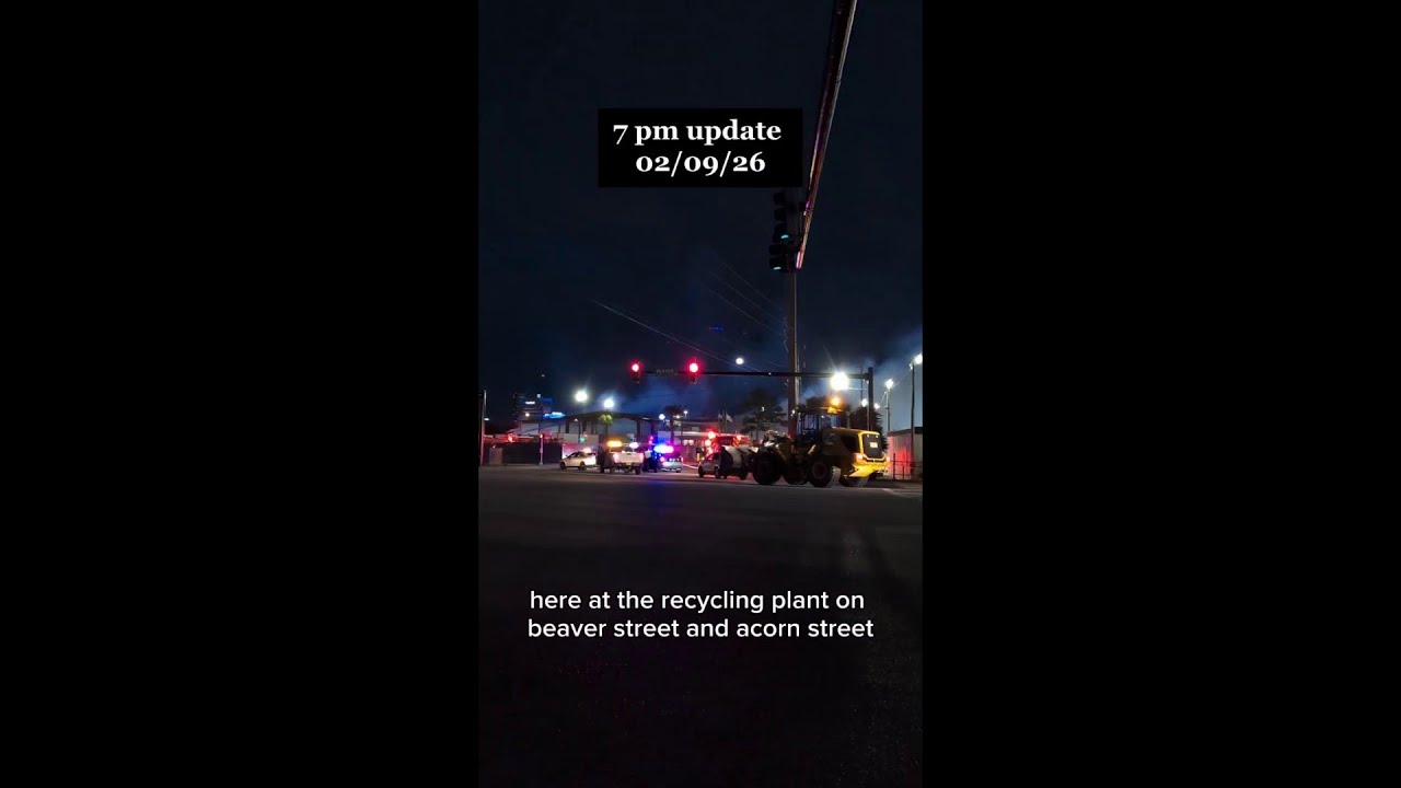 JFRD crews working to put out fire at cardboard recycling plant near Riverside