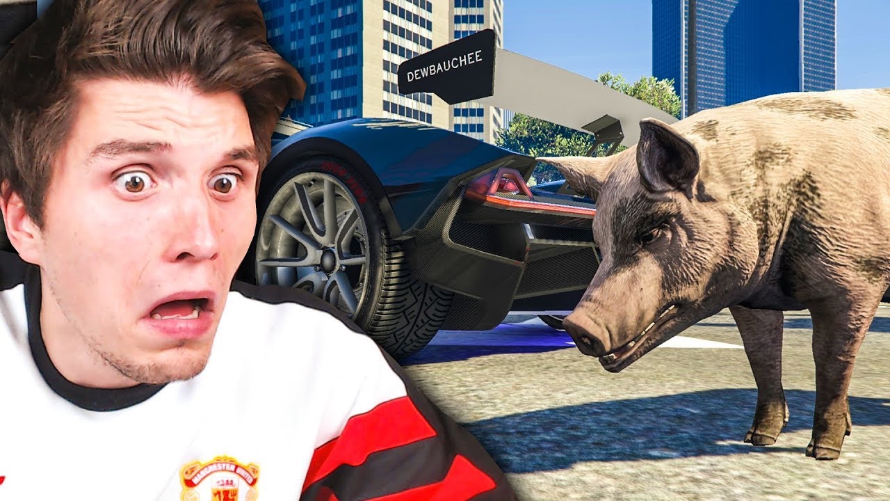 GTA Online HACKER spawnt ÜBERALL SCHWEINE & DELFINE