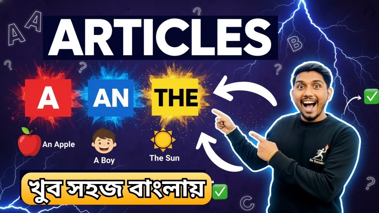ARTICLES ( A AN THE ) Learn from the beginning at once | Articles | Article from Basics | English...
