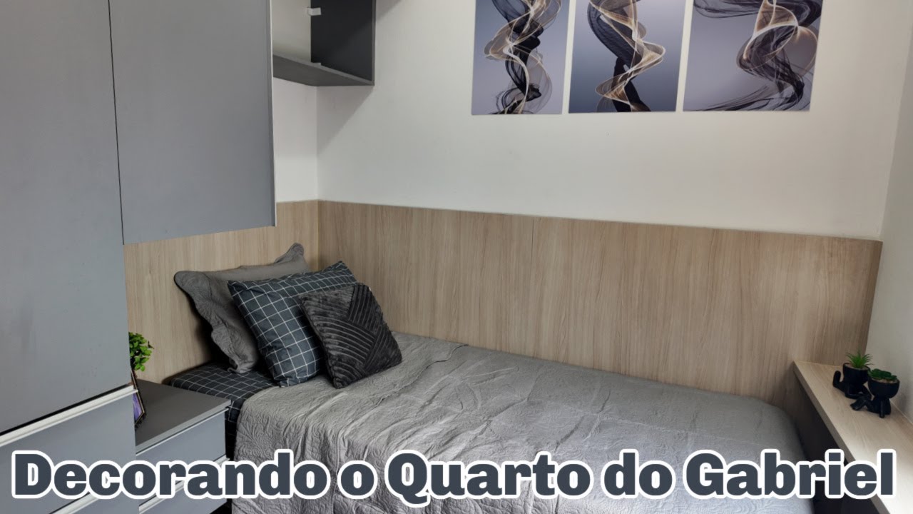 DECORANDO O QUARTO NOVO DO GABRIEL