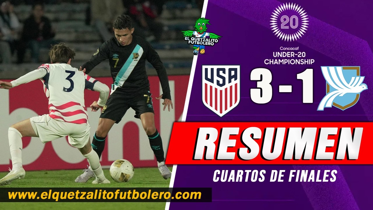 WORLD CUP ELIMINATION/ United States 3 vs. Guatemala 1 - U-20 World Cup Qualifier