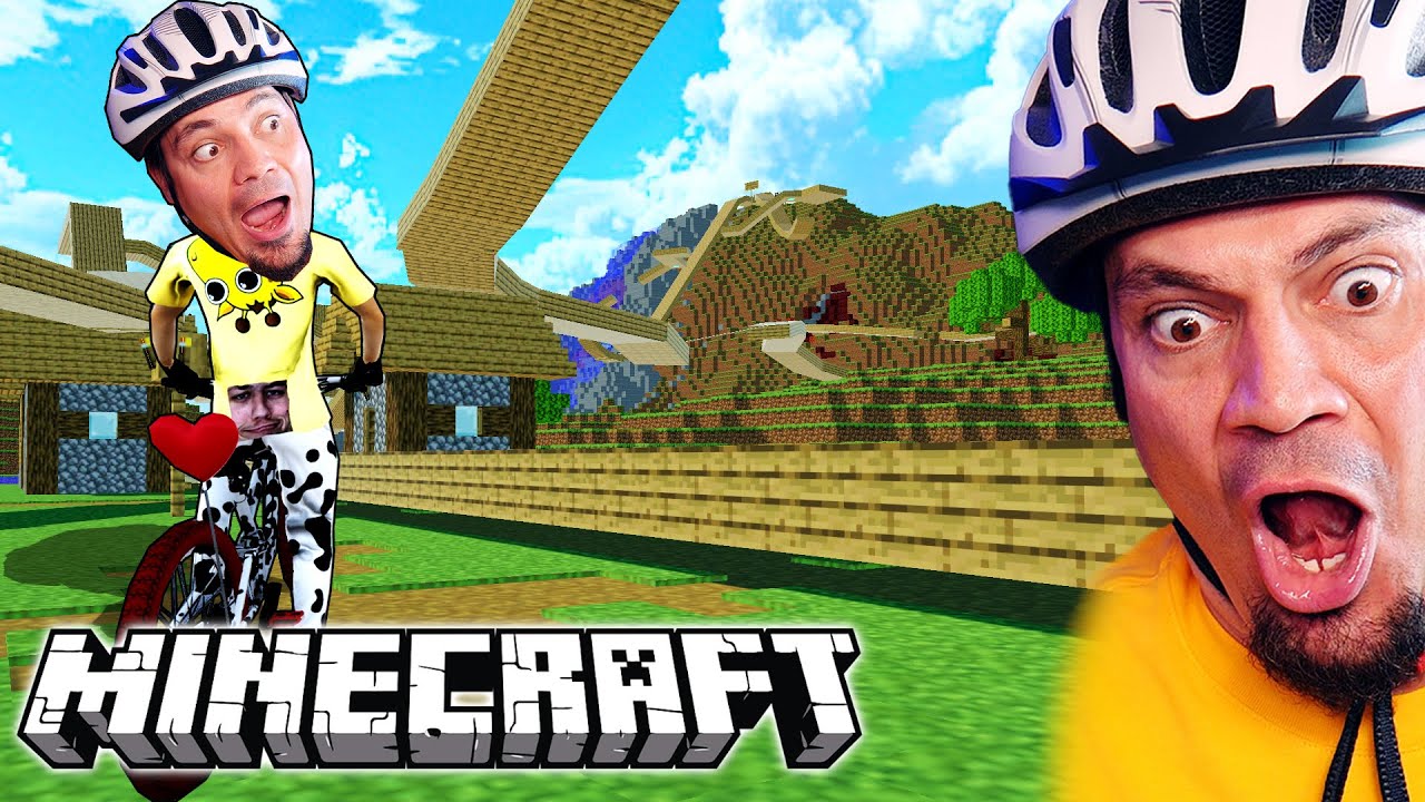 🚲 NOWE mapy MINECRAFT w SYMULATORZE ROWERU | Descenders 🚲