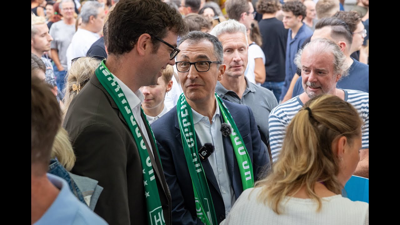 Backnang im ZDF L&auml;nderspiegel - Besuch von Cem &Ouml;zdemir