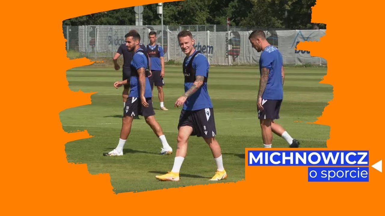 Trening Lecha Poznań przed meczem w Lidze Europy z Valmierą FK