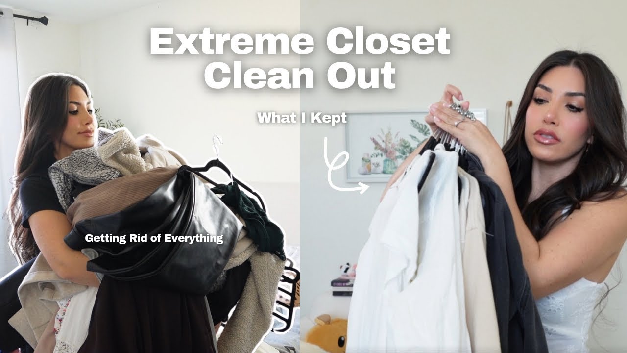 Clean Out My Closet With Me | Extreme Closet Clean Out | Decluttering & Organizing