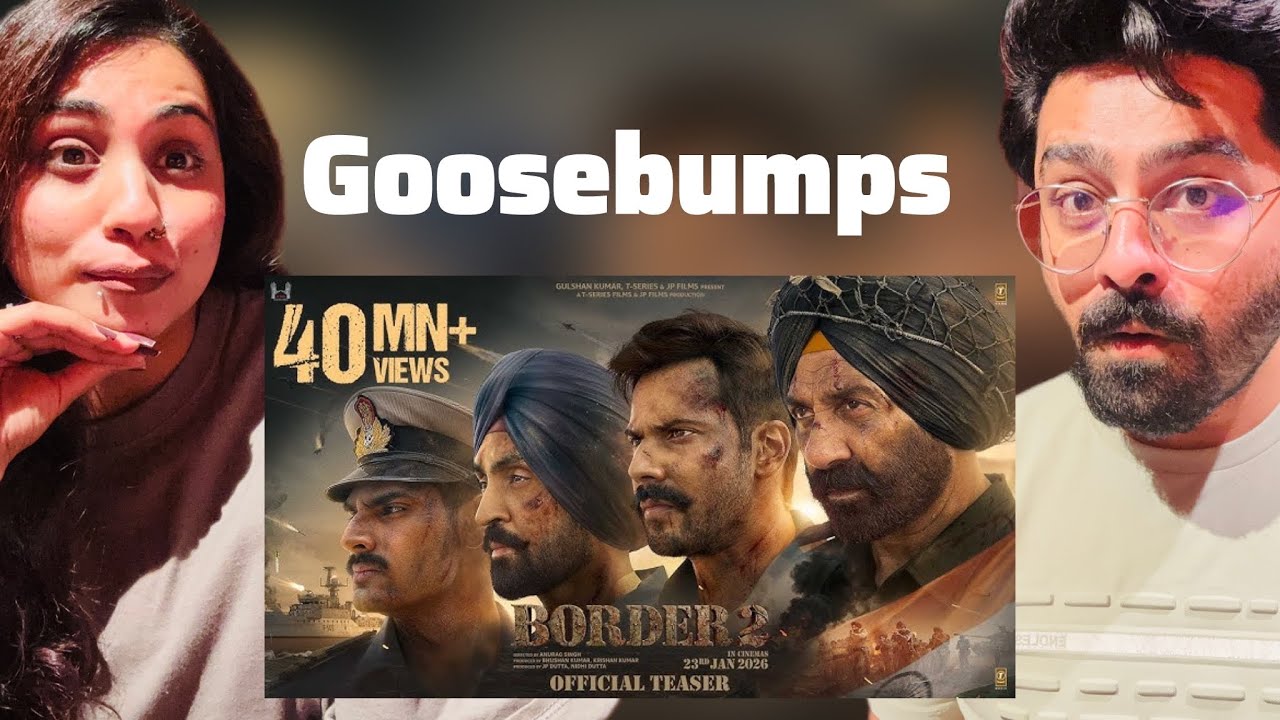 BORDER 2 Teaser Reaction : Sunny Deol, Varun D, Diljit, Ahan | Anurag S | JP Dutta, Bhushan K |