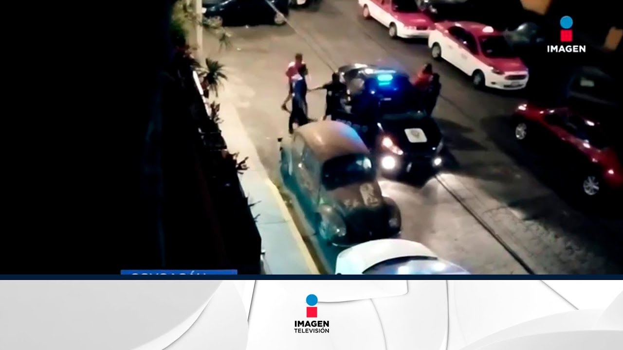 Golpean a policías en la delegación Coyoacán, CDMX | Noticias con Francisco Zea