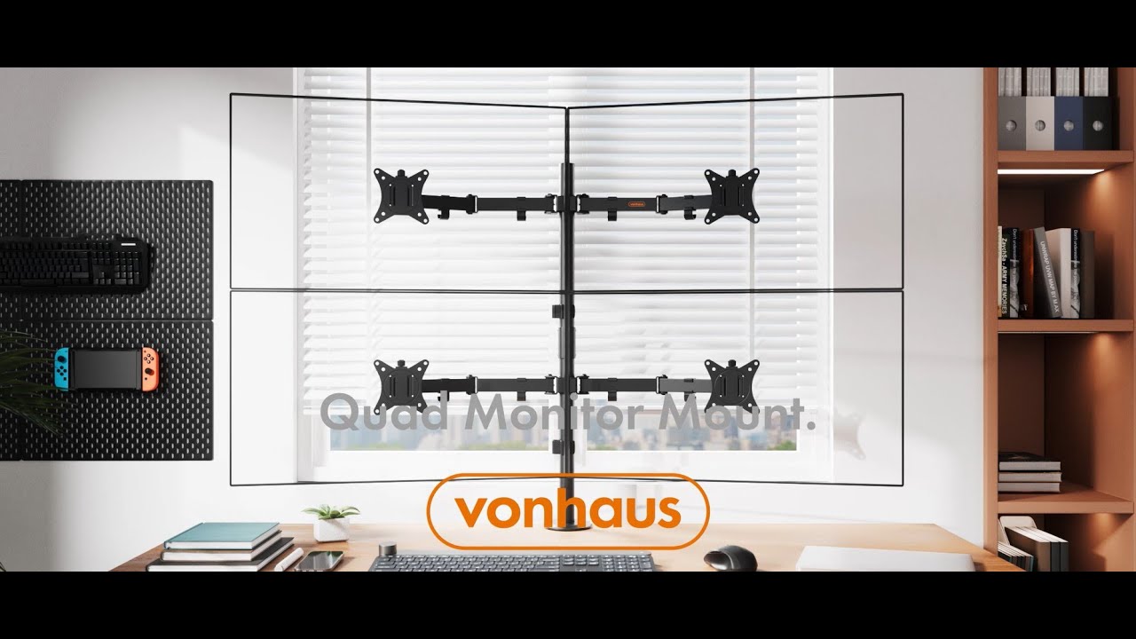 VonHaus Quad Monitor Mount