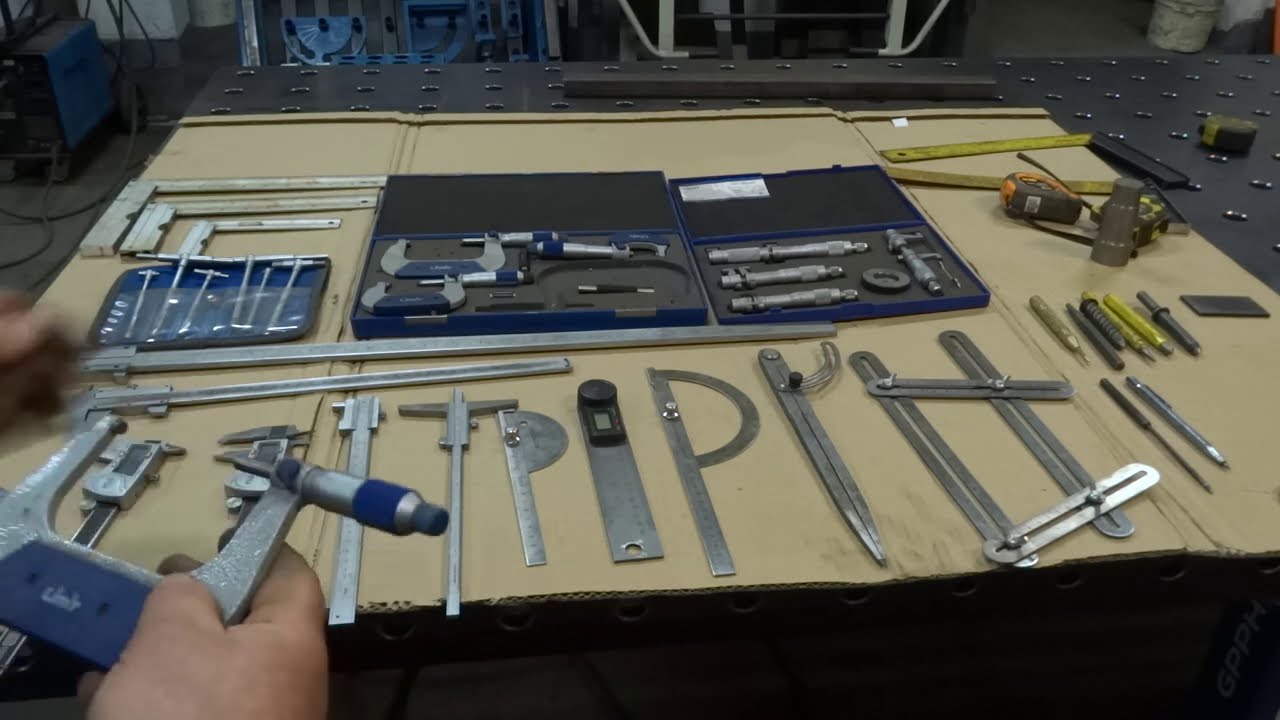 Podstawowe  Narzędzia Pomiarowe Do Warsztatu       Basic  Measuring Tools