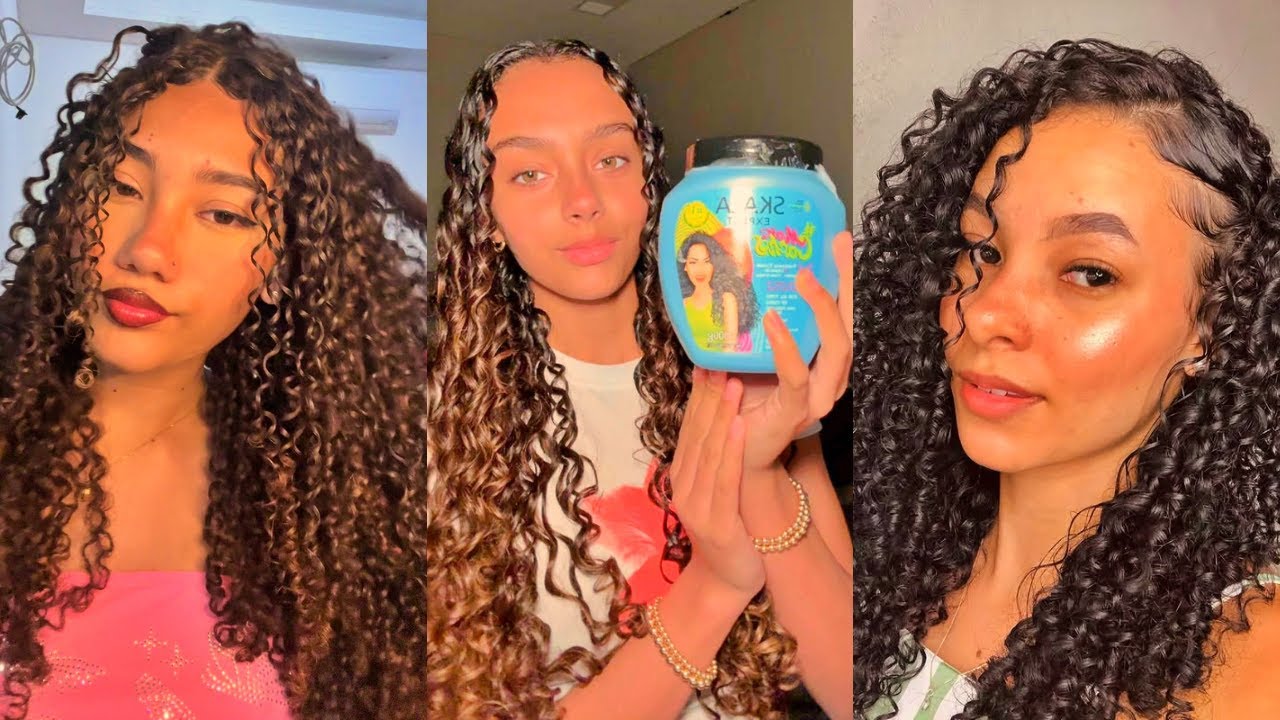 FINALIZAÇÃO PARA CABELOS CACHEADOS com  SKALA #2 | Compilado TikTok  | Cabelos Cacheados | 3A 3B 3C