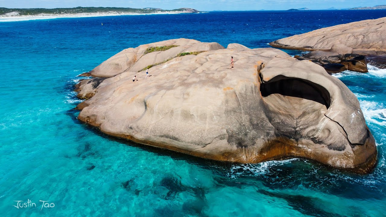 Esperance Twilight Beach Swimming and Jumping, 2023 New Year Sunrise