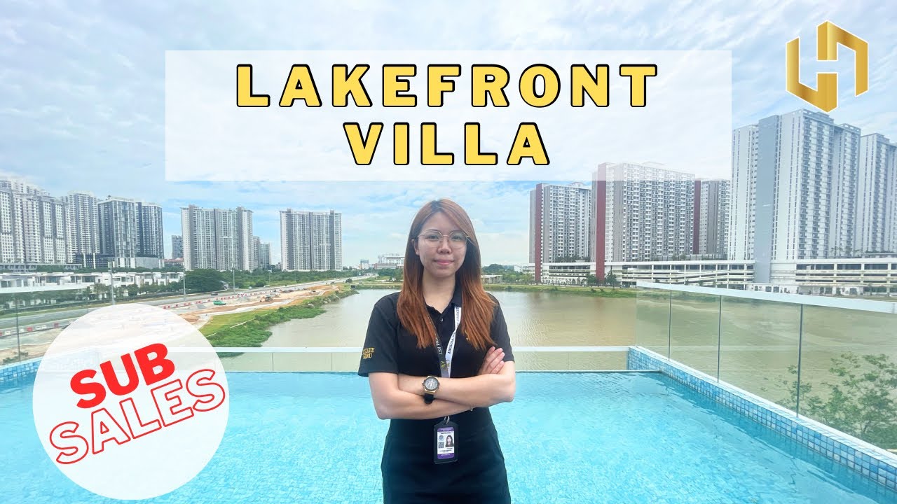 Bungalow Lake Villa House Tour🏡 @ Lakefront Villa Cyberjaya Lakeside 🌊RM3.8mil 7690sf 5+1R7+1B 😍