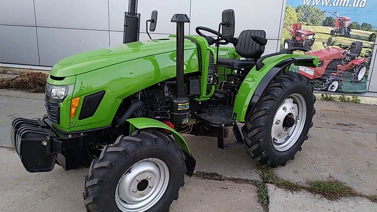 Полноприводный Трактор DW 404D. Часть 3. Полный обзор