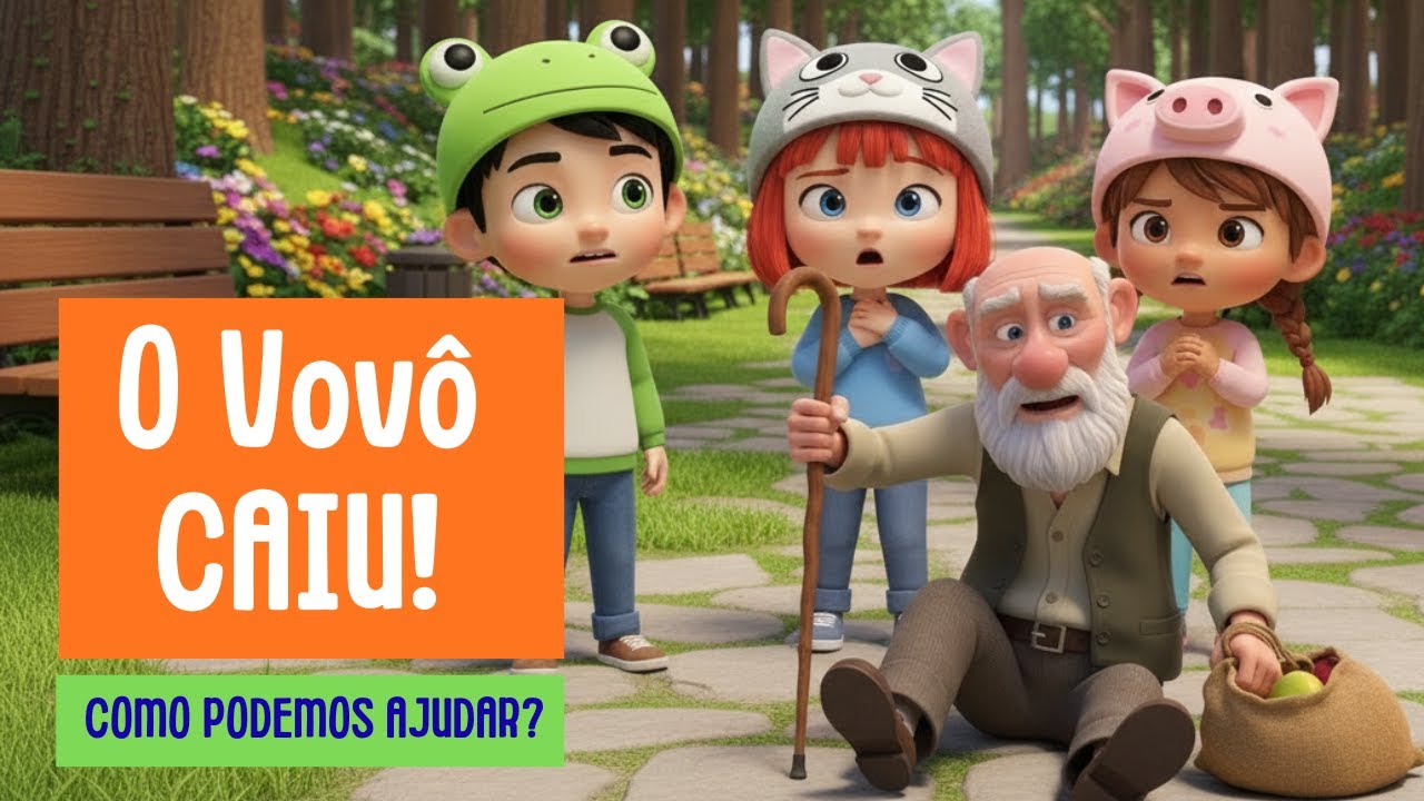 Vamos ajudar o vovô| História Infantil Educativa