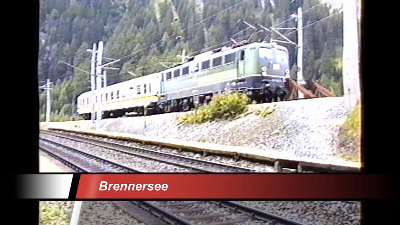 Eisenbahn auf der Brennerbahn 1996 - EarvEnterprises HorstTV - Ferrovie Train Railroad Chemin de fer