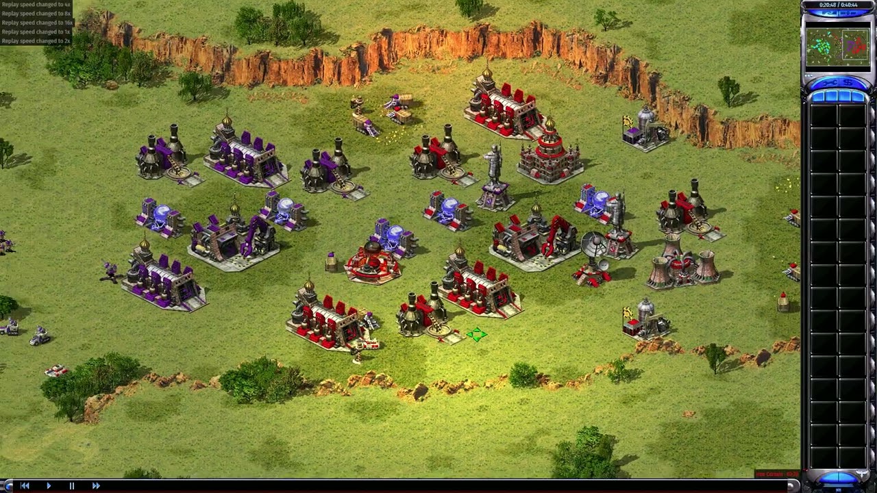 Red Alert 2 : Chrono Divide 2v2 Colonel Rank Iraq Gameplay