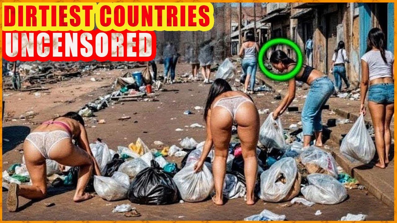15 DIRTIEST Countries in the World: Where Women DEFECATE OPENLY in the Streets | Travel Documentary