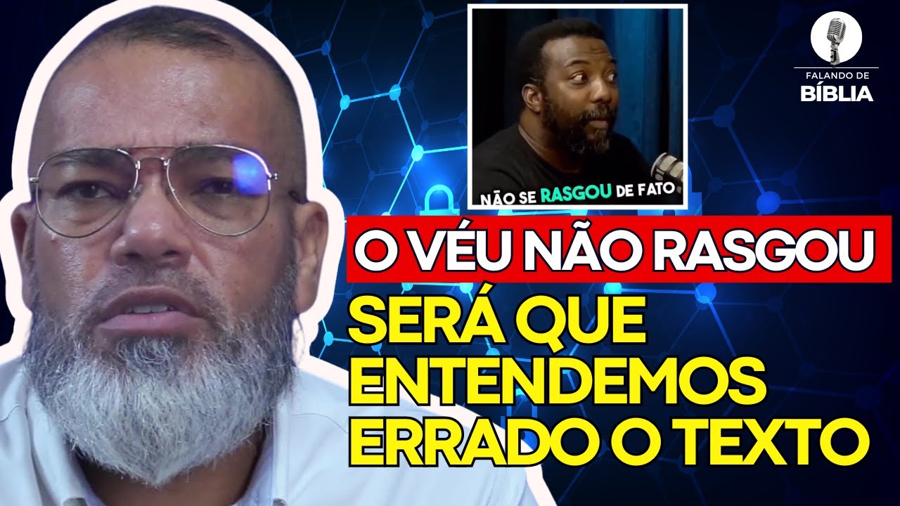 O VÉU NÃO SE RASGOU | PR PAULO NASCIMENTO | FALANDO DE BÍBLIA