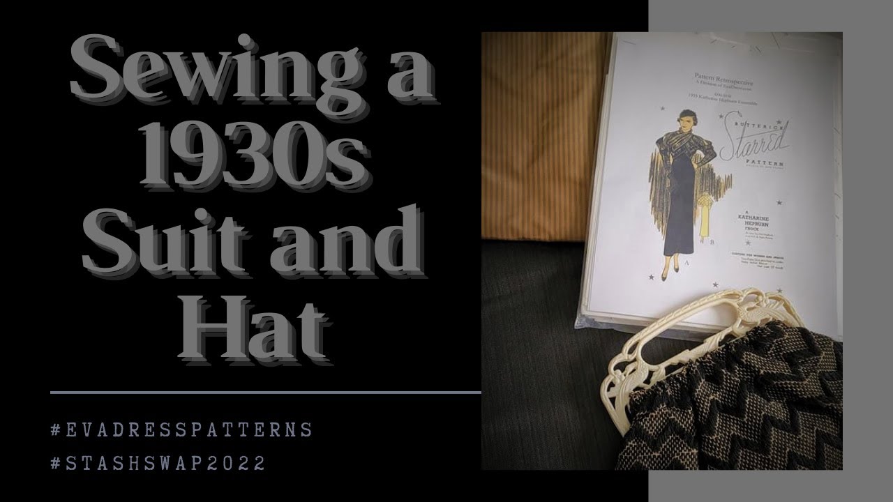 Katharine Hepburn Style!  #stashswap2022  #evadresspatterns