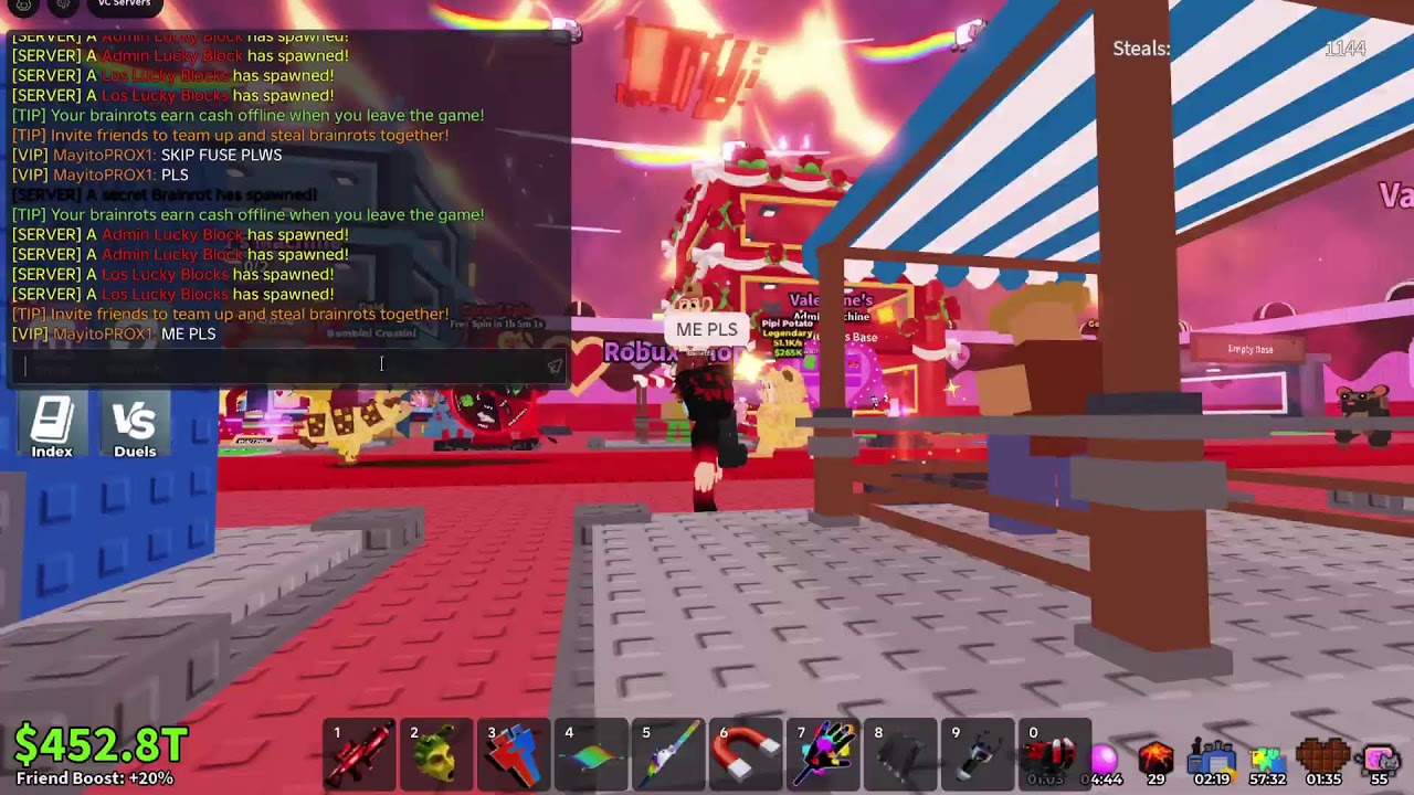 Vendo Brainrots o tradeo