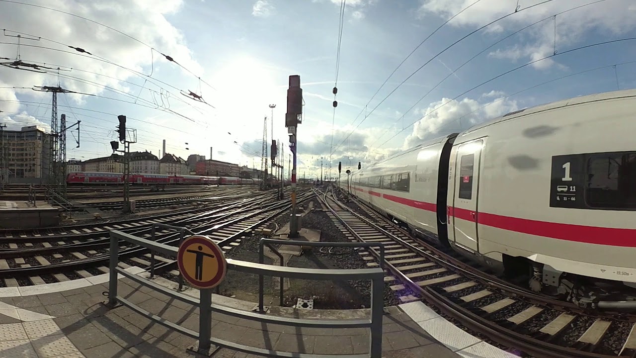 360°/VR: 30 Minuten Frankfurt(M)Hbf, Bahnsteigende Gleis 8/9 (19.02.2021 ab 14:45 Uhr)