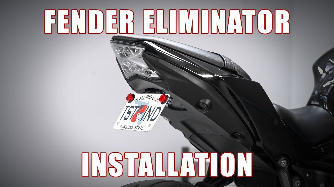 How to install a Standard Fender Eliminator on a 2017+ Kawasaki Ninja 650 / Z650 by TST Industries