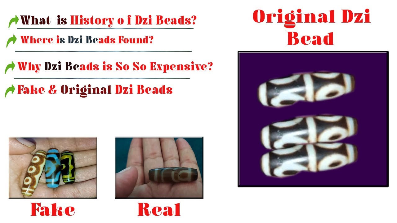 what is Dzi beads? | History of Dzi Beads | Where is Dzi Found | Power of Dzi Beads  | Fake Real Dzi
