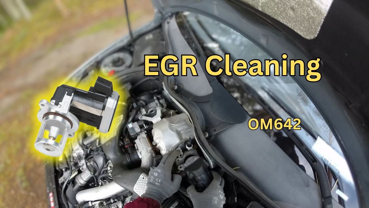 Mercedes OM642 EGR Valve Removal And Cleaning 320cdi