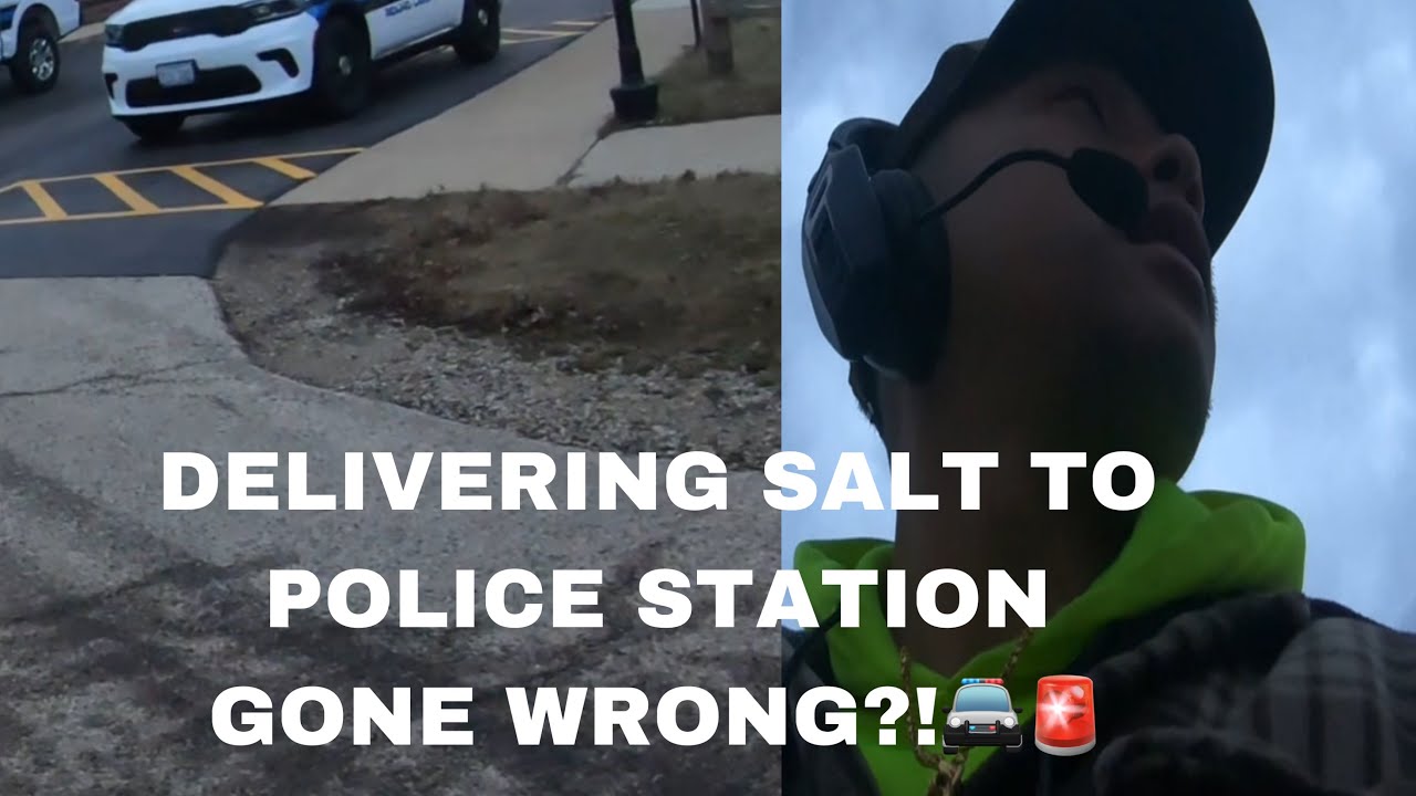 Delivering Salt To Police Station (Owner Op End Dump Trucking)
