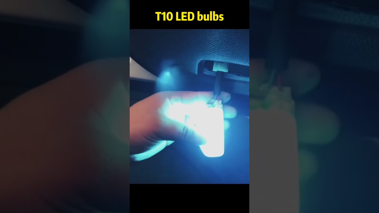 T10 LED Bulbs. Small Size But Powerful Brightness. #lasfit #ledheadlights #diycar #vehicleparts