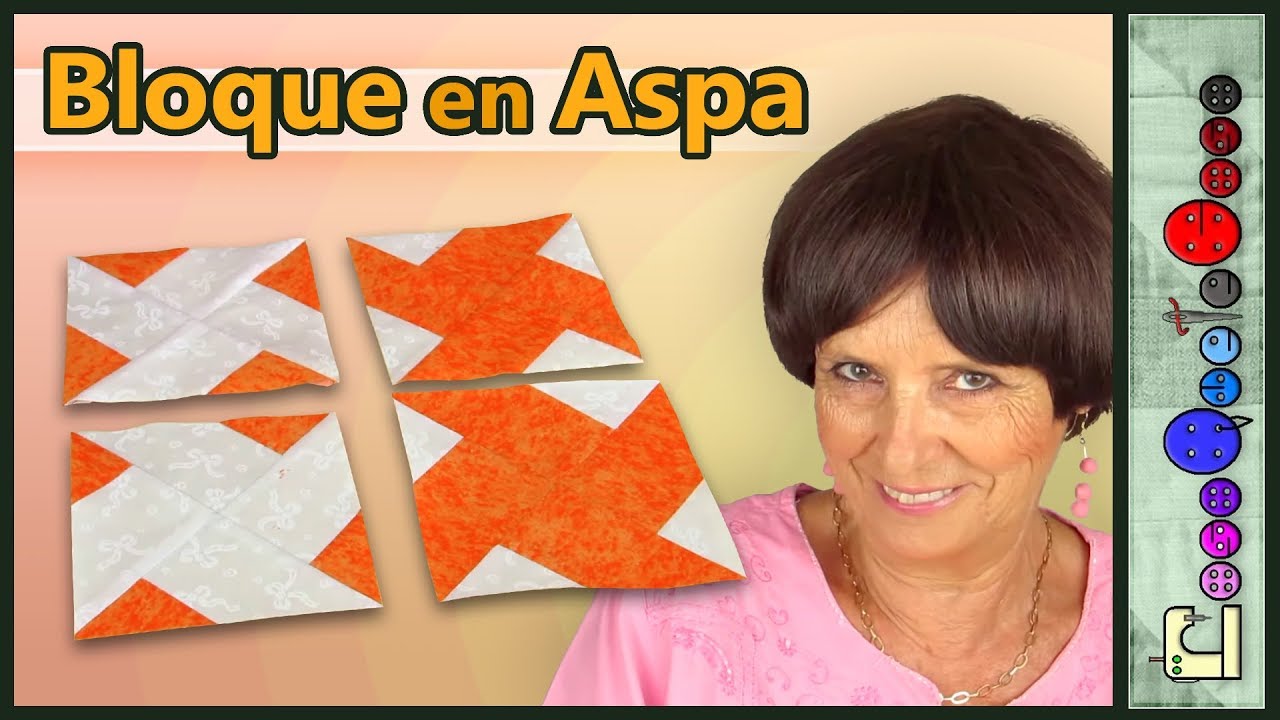 Bloque en Aspa [Tutorial] (Patchwork)
