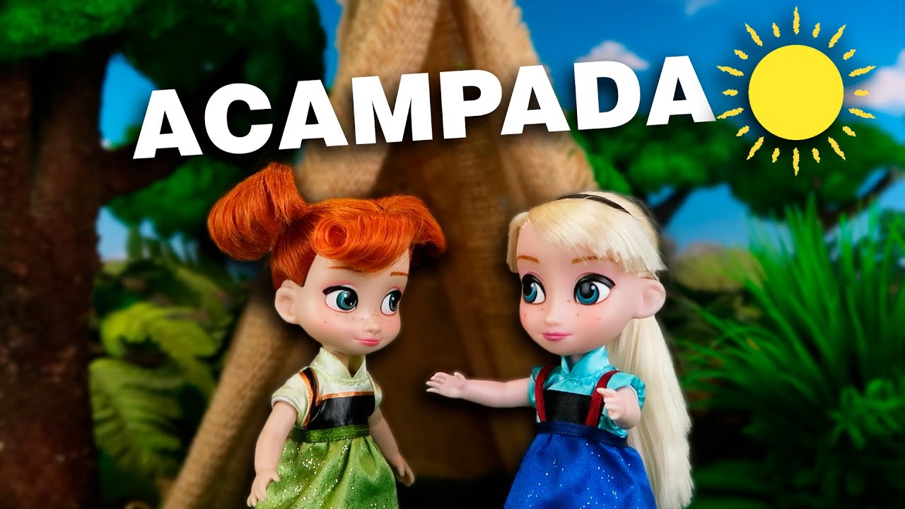 ☀️🌊 ¡Las Junior en la Acampada de Verano!🏕️ Princesas De Disney