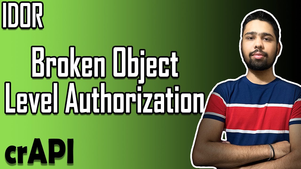 API1 - Broken Object Level Authorization | IDOR | crAPI