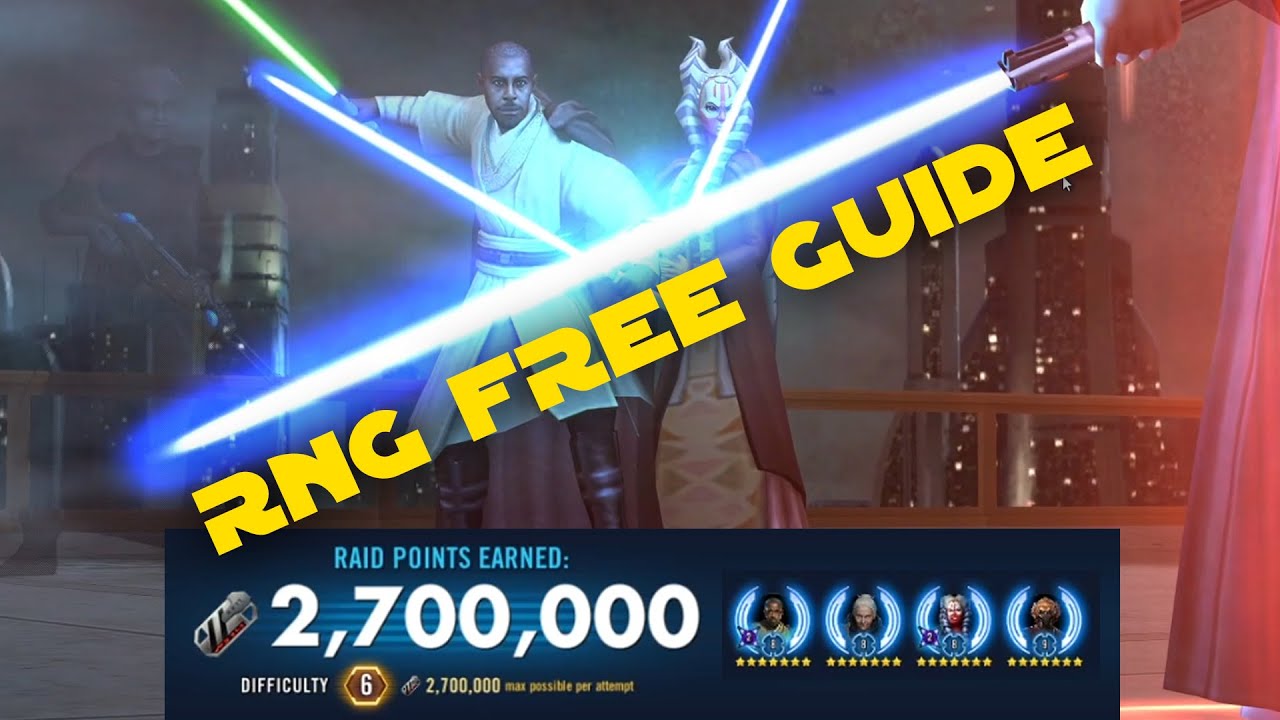 Max Score 2.7M with Kelleran Jocasta Plo Shaak Ti - Relic 8 - Tier 6 Order 66 Raid Guide | SWGOH